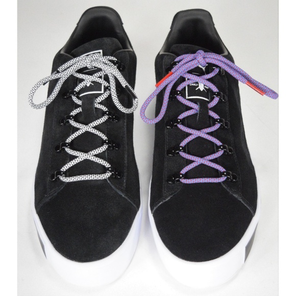 PUMA X Dp Court Platform S Black Sneakers 9.5 NEW - Picture 2 of 8